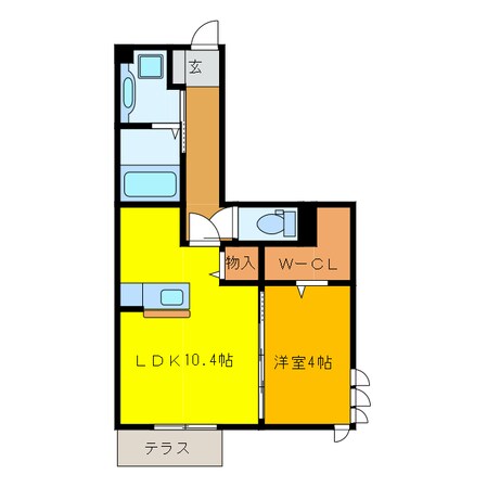 Ｒｅｃｅｎｔｅ和田　Ａの物件間取画像